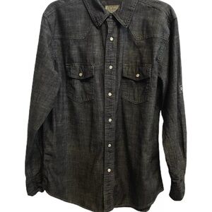 PD&C Navy Button Down Shirt